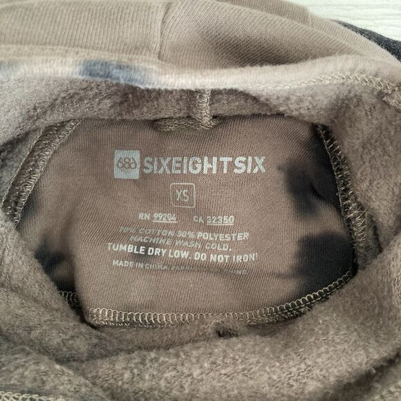 686 Womens Hoodie Sweatshirt Size XS Brown Black Outdoor Snowboard Comfort - Picture 13 of 13